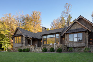 Mountain style exterior home photo in Other
