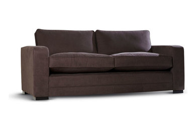 Boxer dark brown sofa