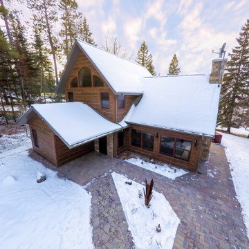 Concrete Log Siding Homes
