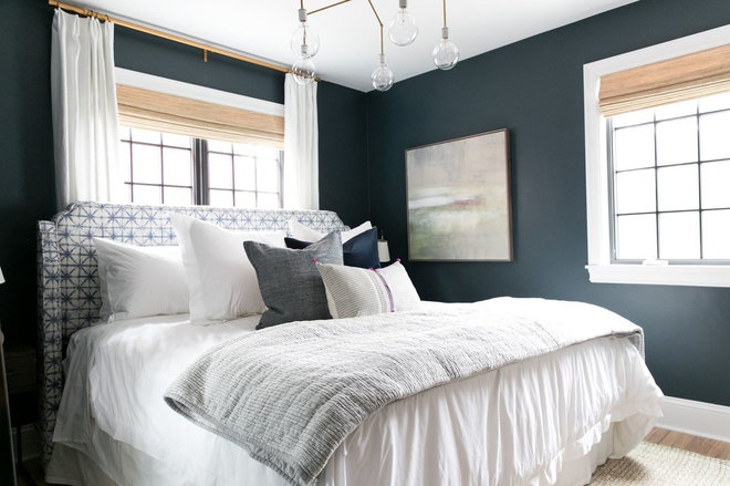 Transitional Bedroom by Studio McGee