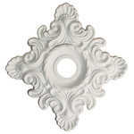 Udecor - MD-5032 Ceiling Medallion, Piece - Ceiling medallions and domes are manufactured with a dense architectural polyurethane compound (not Styrofoam) that allows it to be semi-flexible and 100% waterproof. This material is delivered pre-primed for paint. It is installed with architectural adhesive and/or finish nails. It can also be finished with caulk, spackle and your choice of paint, just like wood or MDF. A major advantage of polyurethane is that it will not expand, constrict or warp over time with changes in temperature or humidity. It's safe to install in rooms with the presence of moisture like bathrooms and kitchens. This product will not encourage the growth of mold or mildew, and it will never rot.