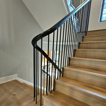 Project #115 | Staircase with Continuous Rail System Without Newels