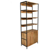 Open Plus Closed Storage Unit Standard Bookcase