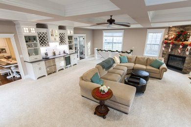 Family room photo in New York