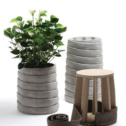 Concrete Pots - Home Decor