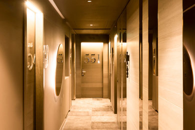 Ispirazione per un ingresso o corridoio contemporaneo