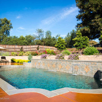 Grecian Style Swimming Pool