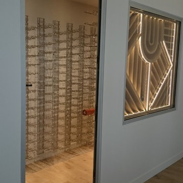 Cave vitrine pour un sommelier en chambre VERNY Paris