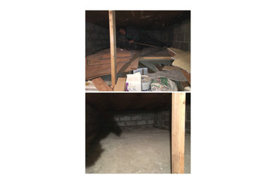 crawl space before & after
