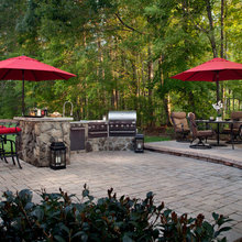 outdoor kitchen