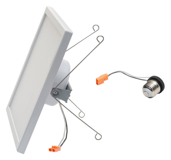 Square Recessed Light Conversion Kit Shapeyourminds Com Square Led 8 X8 Recessed Can Retrofit Kit 3000k Cct Contemporary Lighting S
