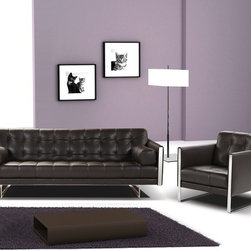 Juliet Premium Leather Sofa Set by Nicoletti - $4075.40 - Living Room Furniture Sets