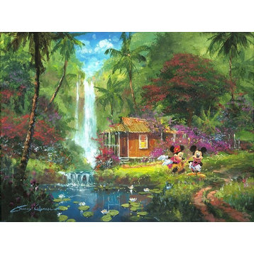 Disney Fine Art Warm Aloha by James Coleman, Gallery Wrapped Giclee