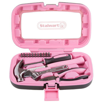 Pink Tool Kit  Household Car & Office 15 Piece By Stalwart