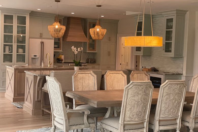 Inspiration for a contemporary dining room remodel in Charleston