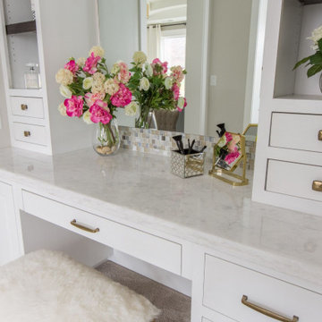 Opal White Powder Room