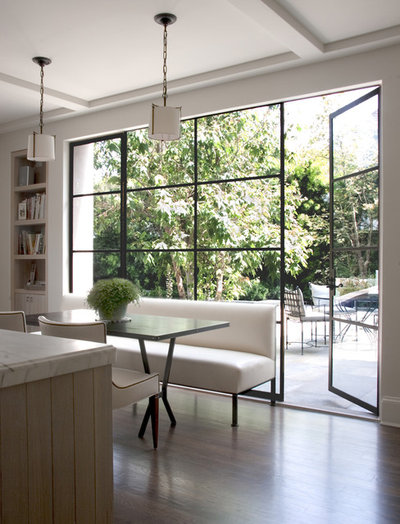 Transitional Kitchen by Studio William Hefner