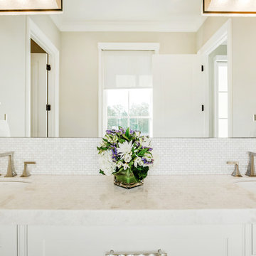 Hanoi Pure White Marble Bathroom