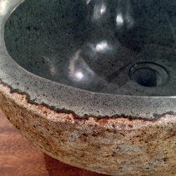 Andesite Stone Vessel Sink - Bathroom Sinks