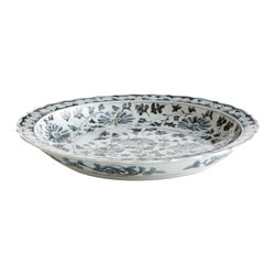 Chinese Floral Platter - Serving Dishes And Platters