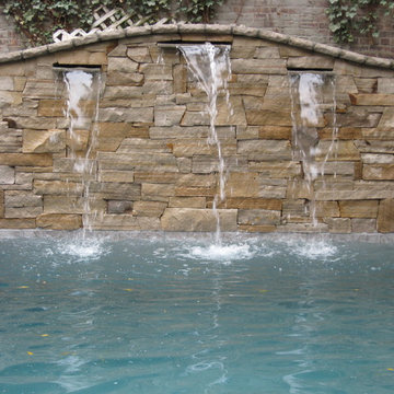 Water features, slides, spas