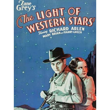 Vintage Westerns: Light of the Western Stars Print