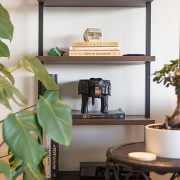 Cedar Contemporary - Living Room Vignette