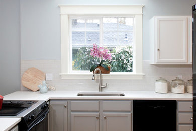 Mid-sized trendy kitchen photo in Boise