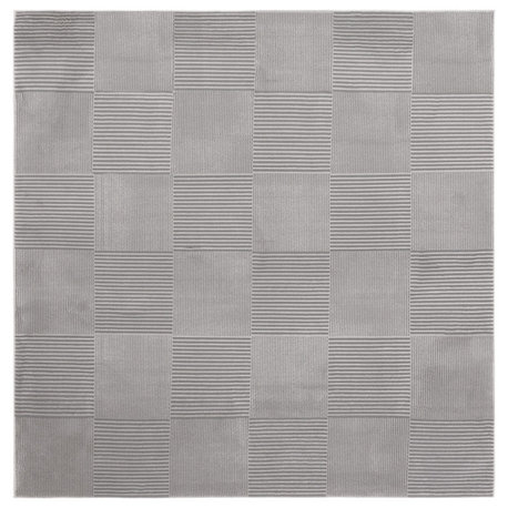 Lauren Ralph Lauren Collection Gordon LRL1174 Rug, Grey, 6'7" Square