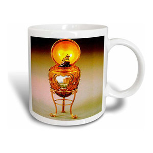 Faberge Egg Tercentenary Of Romanoffs House Mug Traditional Mugs By 3drose L L C