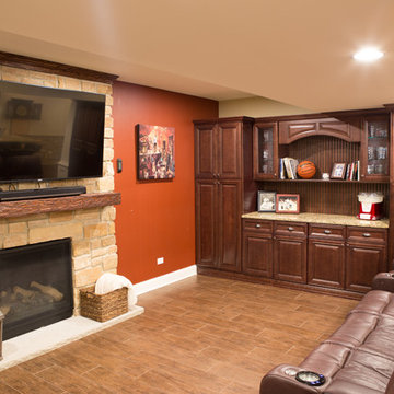 Arlington Heights Family Basement Renovation