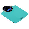 Ozeri Rev Digital Bathroom Scale with Electro-Mechanical Weight Dial, Teal