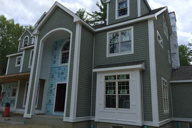 Inspiration for a contemporary home design remodel in Boston