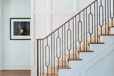 Example of a beach style staircase design in Charleston