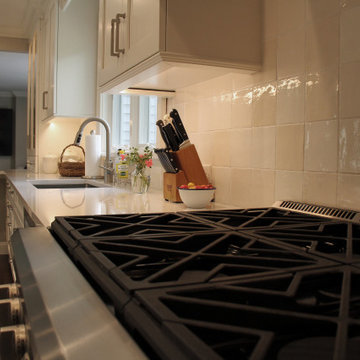 Long Island Clean White Kitchen Design
