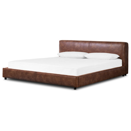 Aidan Bed Vintage Tobacco Queen