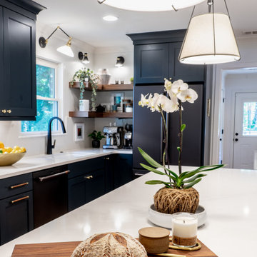 GLENWOOD blue and white kitchen