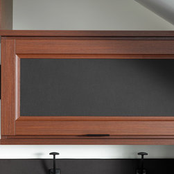 Leather insert door panel - Storage And Organization