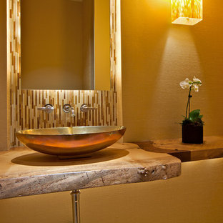 75 Beautiful Bamboo Floor Powder Room Pictures Ideas Houzz