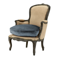 Charlotte Arabella Midnight Chair - Armchairs And Accent Chairs