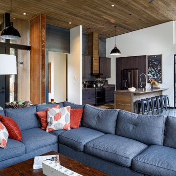 A Modern-Rustic Family Home Designed to Survive Wildfires