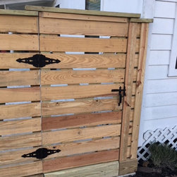Cottage Wood Fence - Horizontal - Home Fencing And Gates