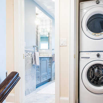 Bathroom Remodel with integrated laundry