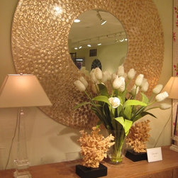 Gold Capiz Shell Mirror - Products