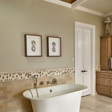 Open Concept Master Bathroom