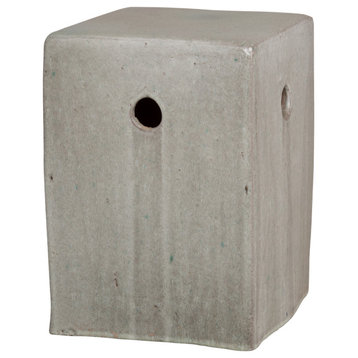 Square Stool/Table, Gray 12.5X18"H
