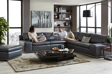 Home Corner Leather Sofa