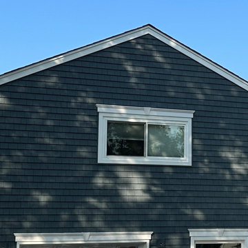 East Meadow Siding - Midnight Blue 5" Shakes | Alpha Windows & Siding