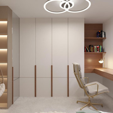 Modern Girls Bedroom Design in Ruislip