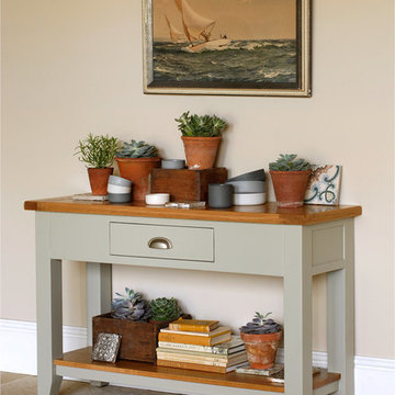 Caldecote French Grey Narrow Hall Table